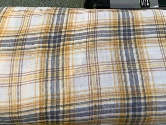 Cotton gauze, with metallic