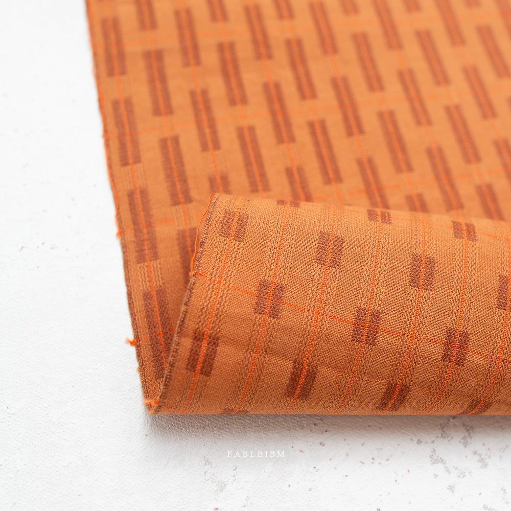 Fableism Yarn-Dye Cotton, Fine & Dandy - Formation in Tawny