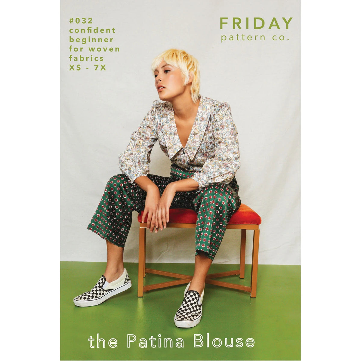 Friday Pattern Co. The Patina Blouse, Size XS-7X