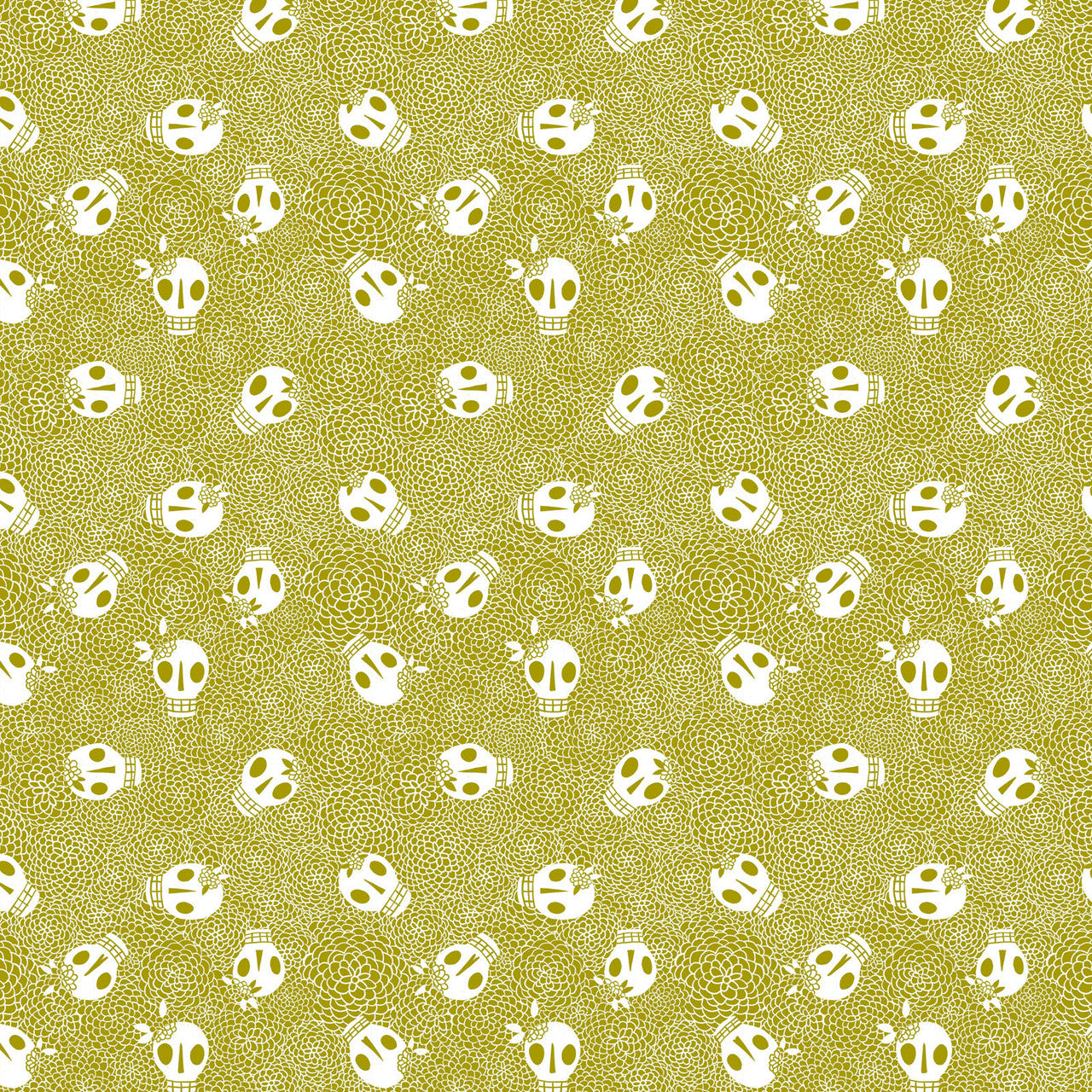 Free Spirit Cotton Sheeting, More Than Bones - Sage