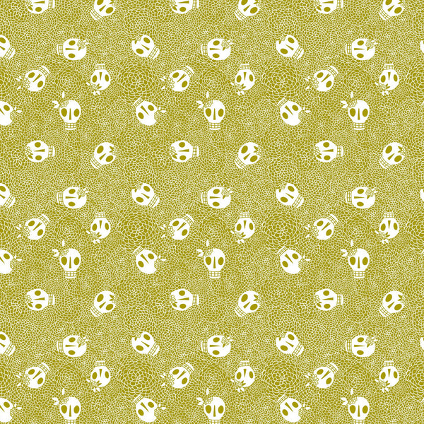 Free Spirit Cotton Sheeting, More Than Bones - Sage