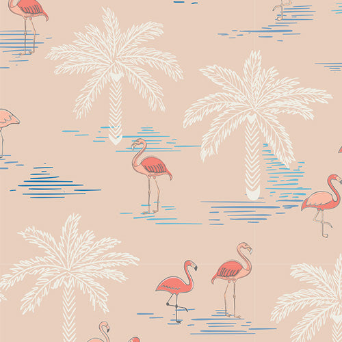 AGF Premium Cotton, Flamingo Paradise