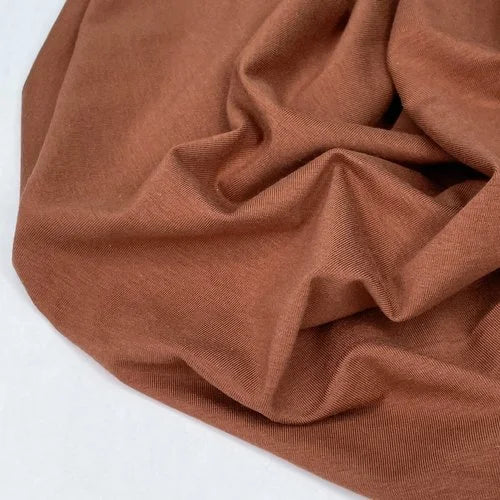 Cotton Modal Jersey, Solids – Copper