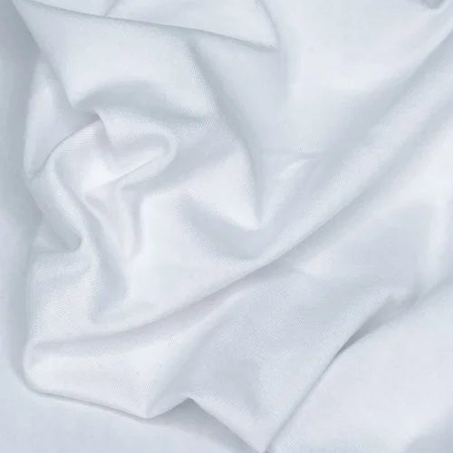 Cotton Modal Jersey, Solids – White