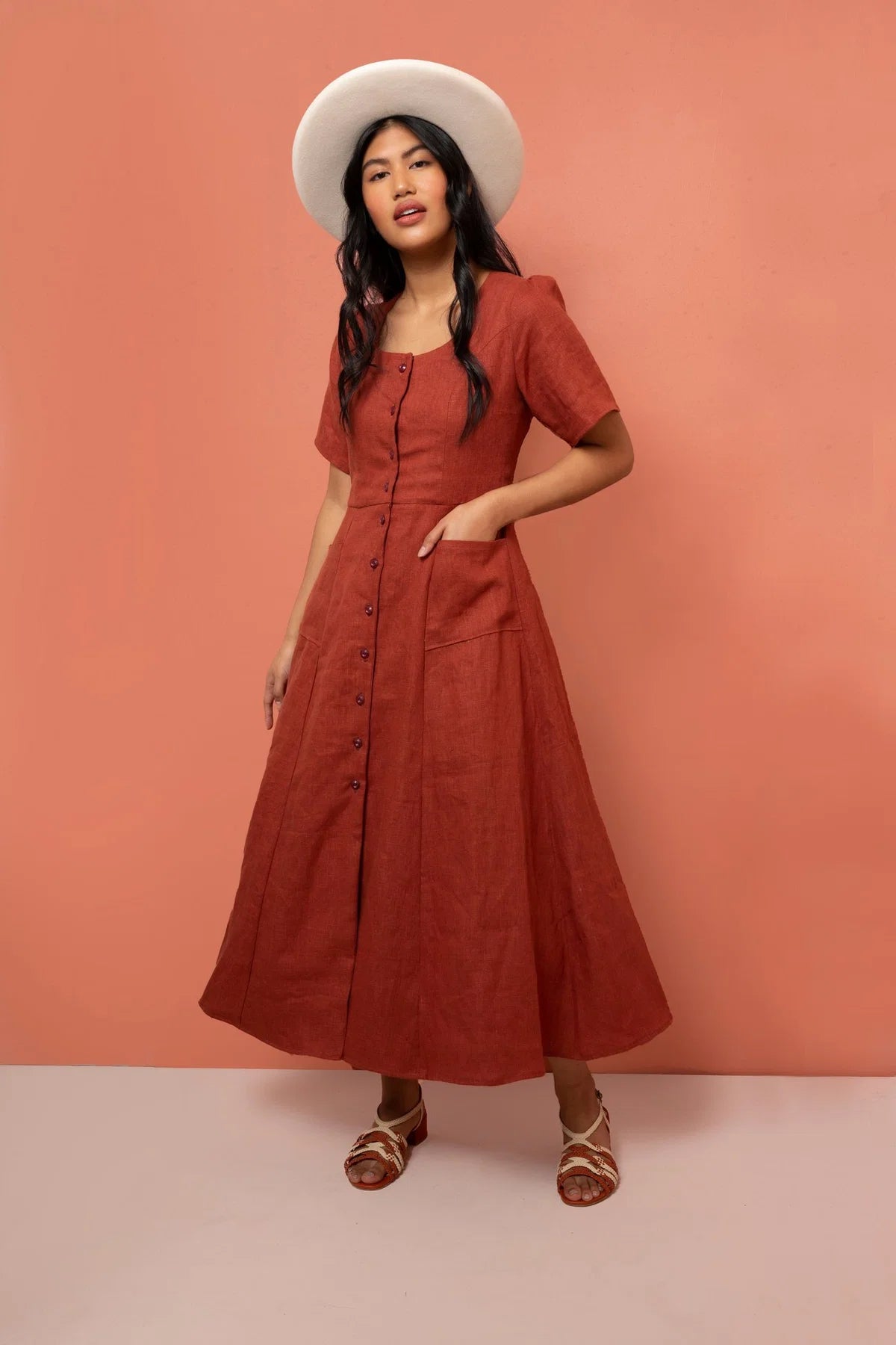 Friday Pattern Co. The Hughes Dress, Size XS-7X