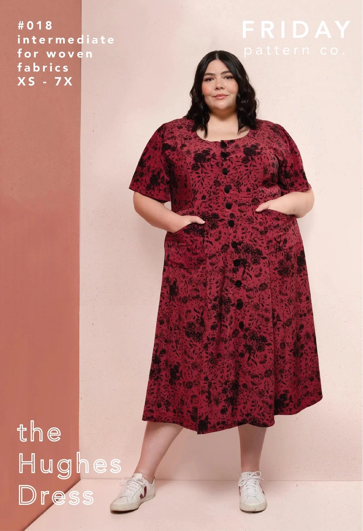 Friday Pattern Co. The Hughes Dress, Size XS-7X