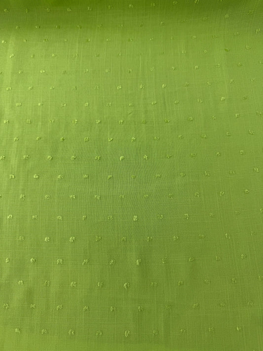 Rayon, Swiss Dot, Pink or Lime