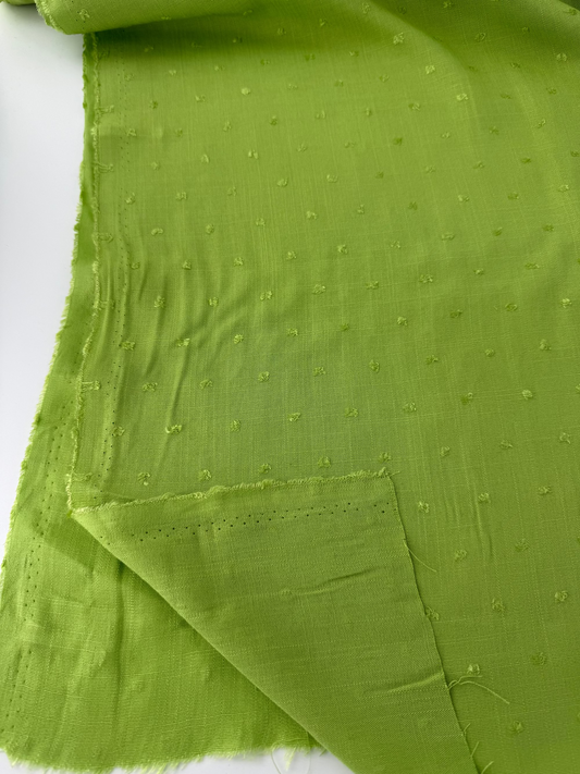 Rayon, Swiss Dot, Pink or Lime – Bright Pink