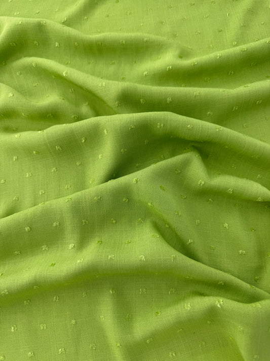 Rayon, Swiss Dot, Pink or Lime – Bright Pink