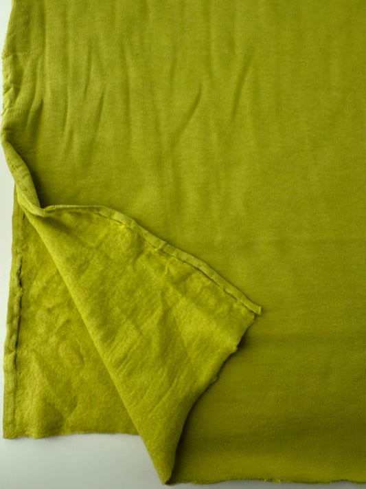 Cotton Sweatshirt Fleece – Leaf Green