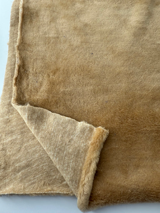 Plush fleece, 365 gsm – Tan