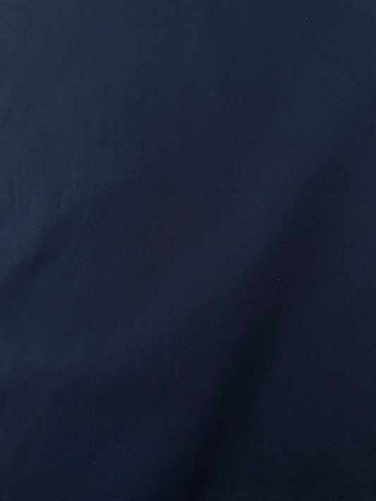 Cotton Stretch Poplin, Navy