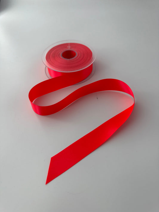 Double Faced Satin Ribbon, neon colors