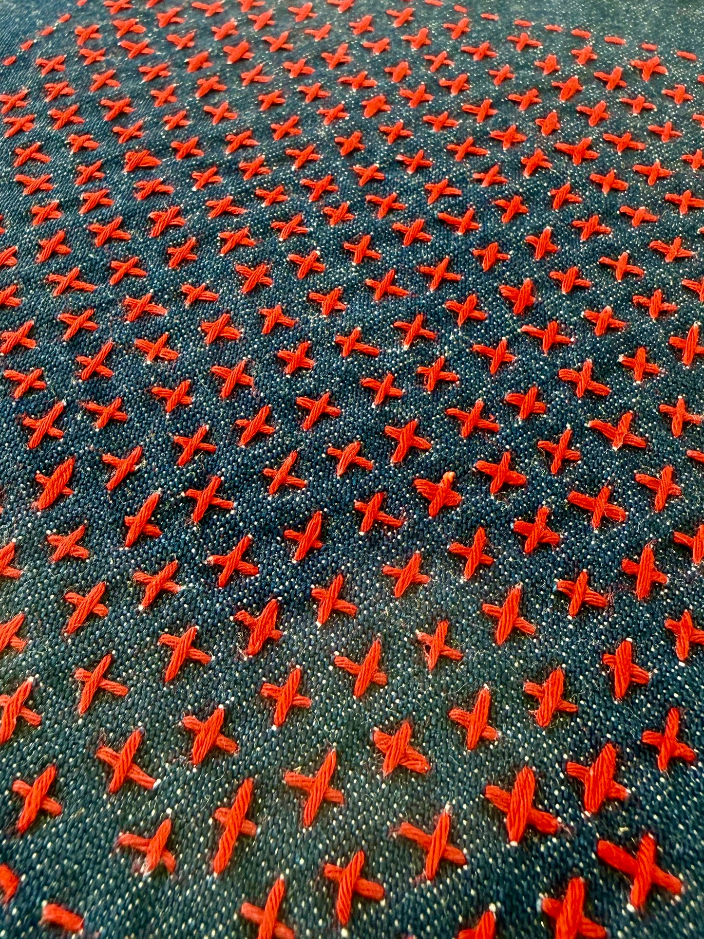 Class: Sashiko Sampler #1 - Jujizashi (Cross Stitch)