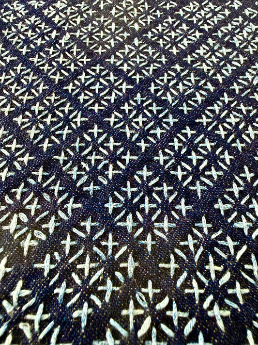 Class: Sashiko Sampler #3 - Komezashi (Rice Stitch Variation)