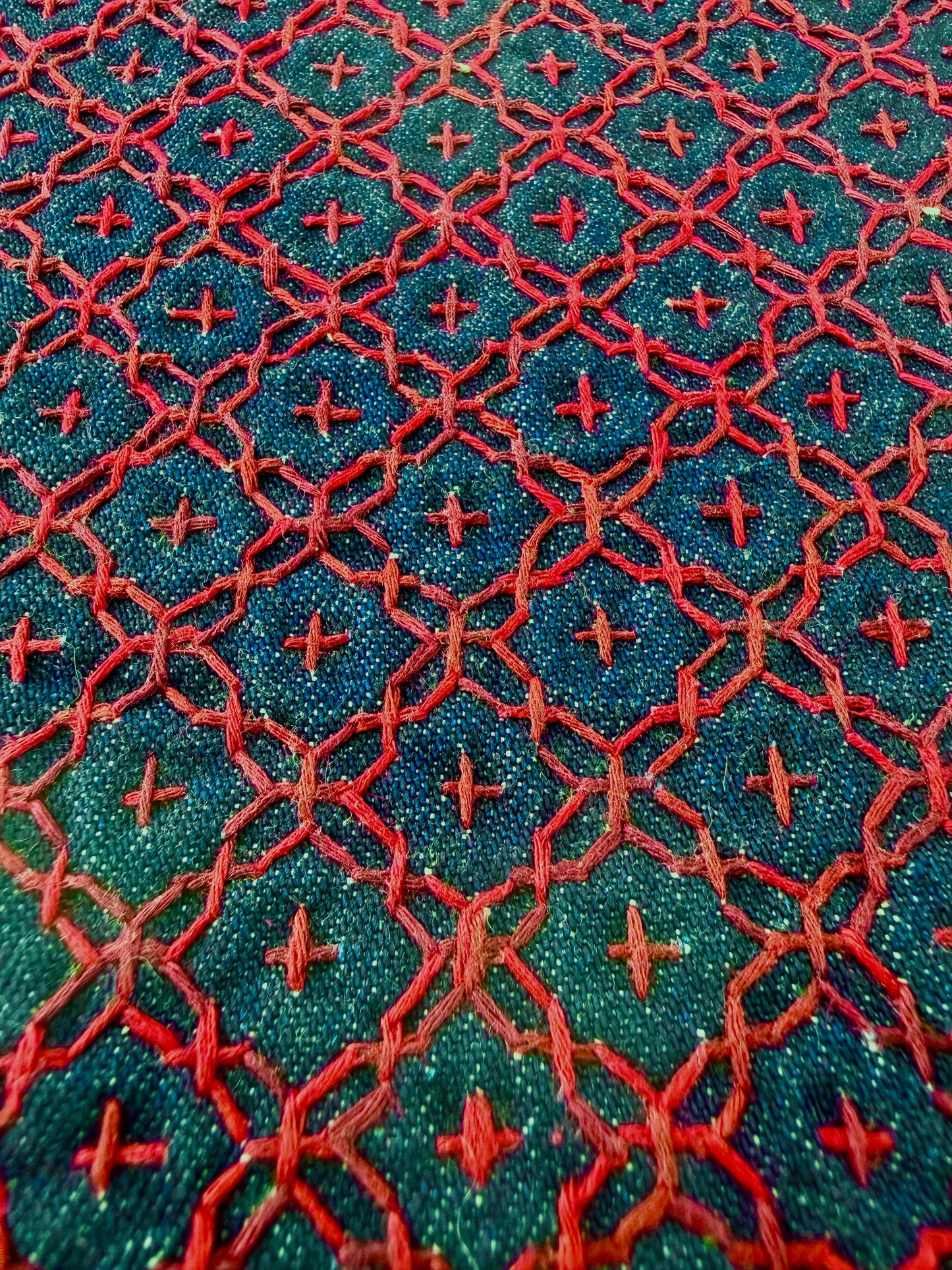 Class: Sashiko Sampler #6 - Juji Hanasashi (Cross Flower)