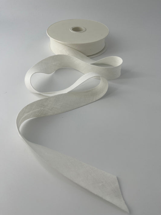 Bias Tape, Linen, 1", by the yard