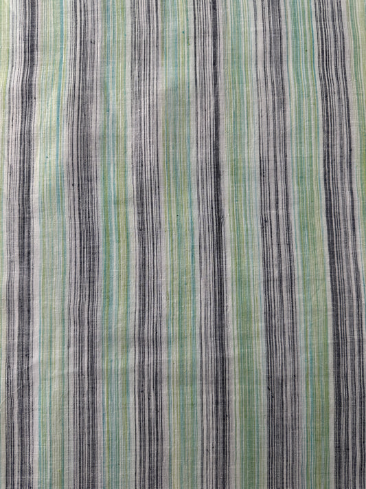 Handloom khadi cotton, stripe – Beige