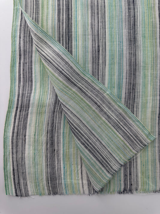 Handloom khadi cotton, stripe – Beige