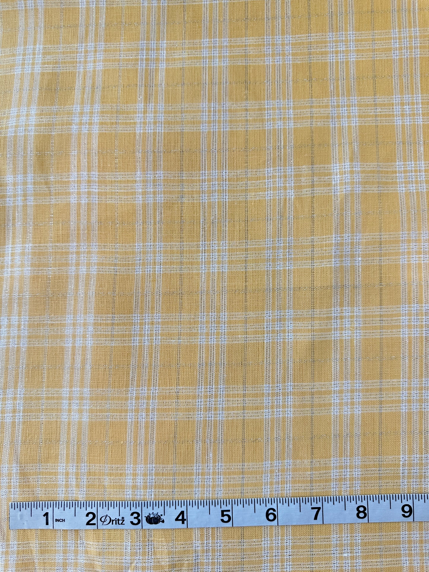 Linen with metallic detail