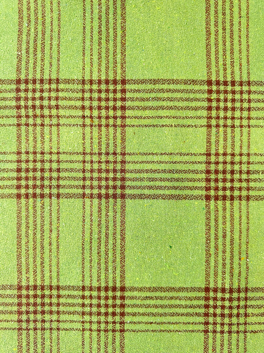 Handwoven Dobby, Bold Plaid – Blue Plaid