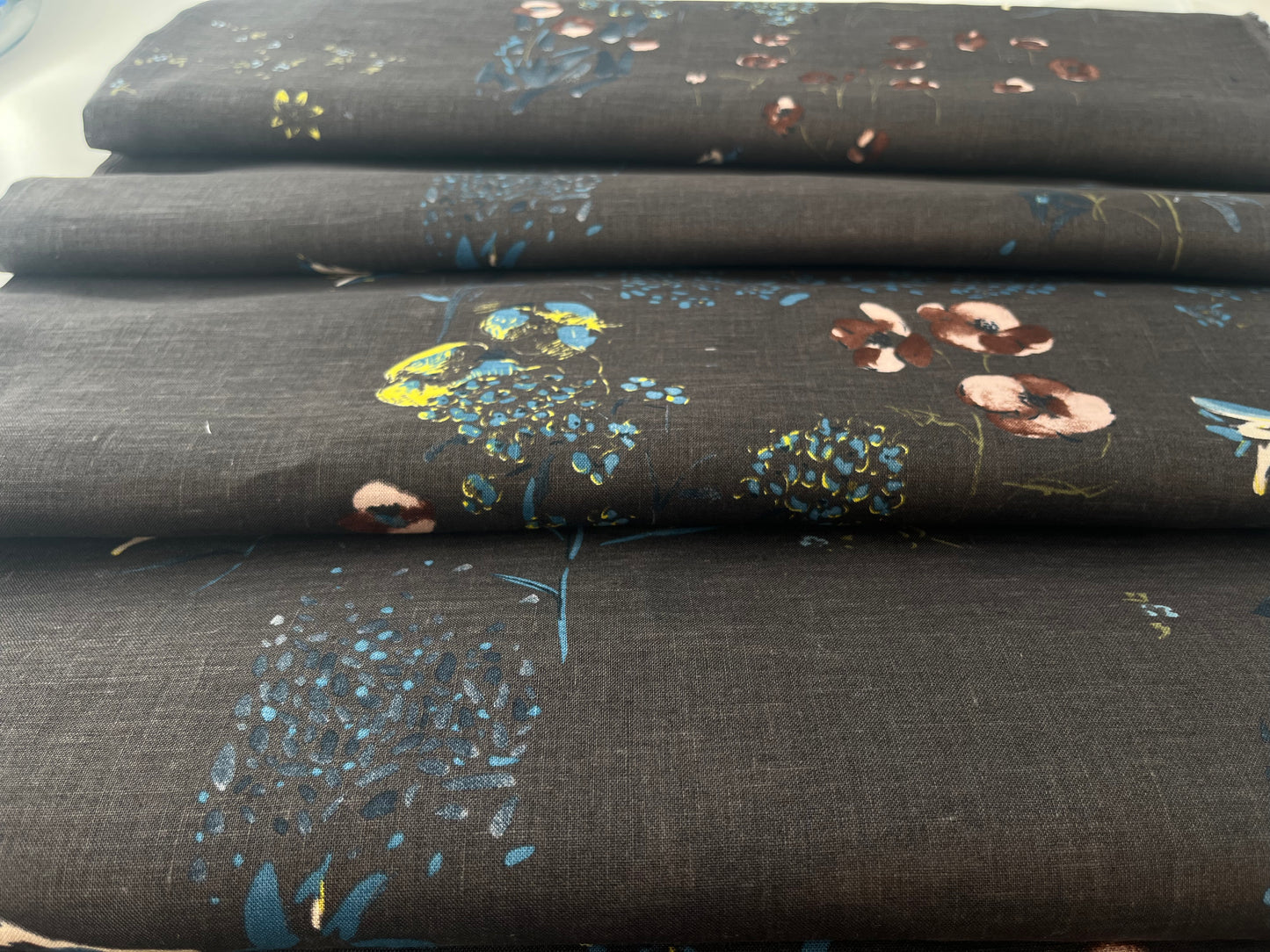 nani IRO, Linen Sheeting, PAL Charcoal