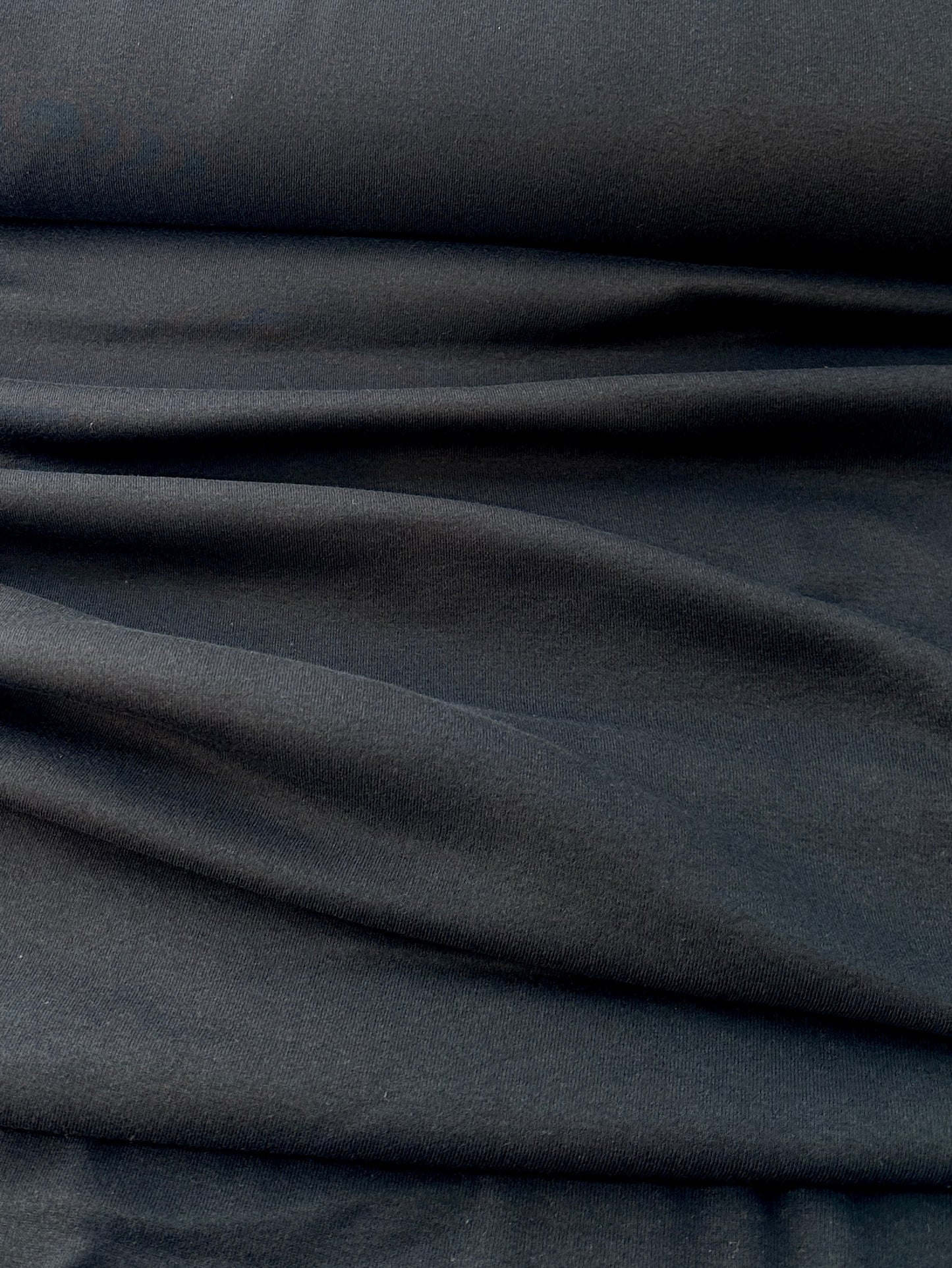 Cotton 1x1 Rib, Black