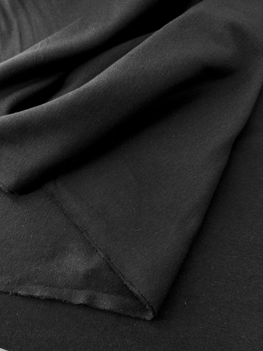 Cotton 1x1 Rib, Black