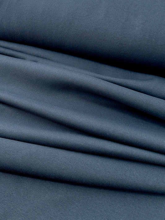 Cotton/Spandex 1x1 Rib, Navy