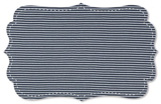 Organic Cotton Interlock, Stripes, 210 gsm
