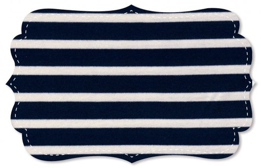 Organic Cotton Interlock, Stripes, 210 gsm