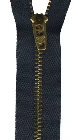 YKK Metal Jean Zipper, 9"