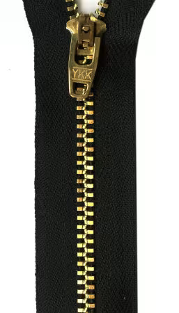 YKK Metal Jean Zipper, 9"