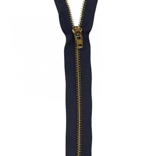 YKK Jeans Zipper, Metal Teeth, 7"