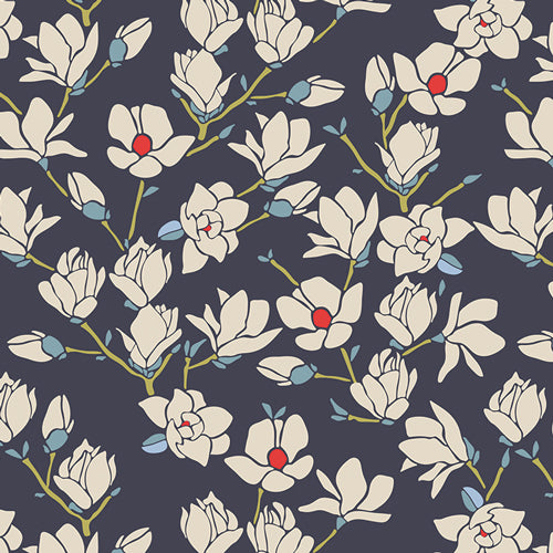 Cotton/Spandex Single Jersey, Magnolia Nightfall, 175 gsm