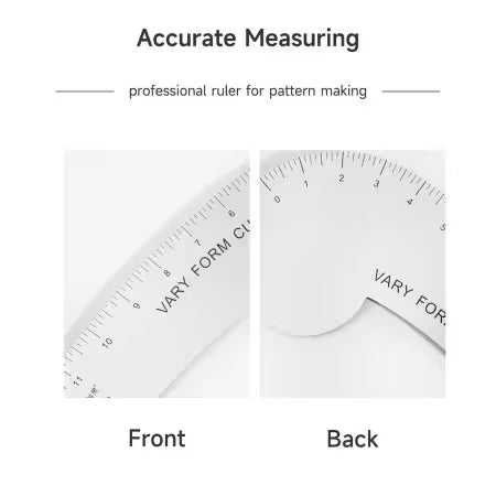 Kearing Aluminum Ruler, Curved, 12"