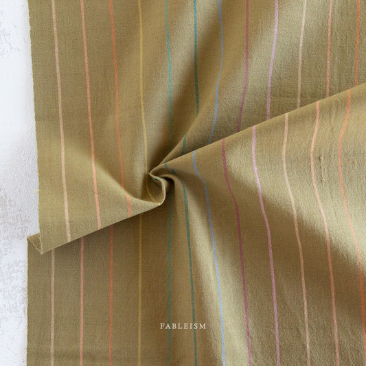 Fableism Cotton Yarn dye, Lucky Loom Skinny Stripe Clover