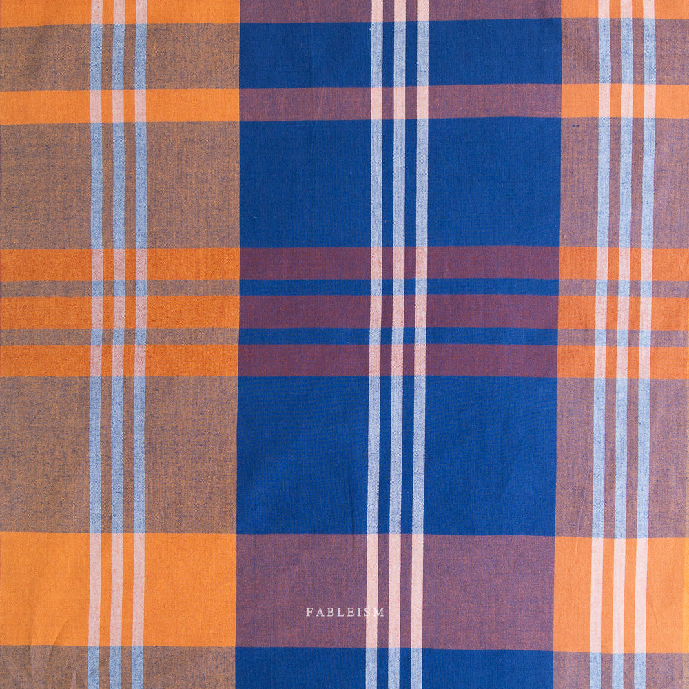 Fableism Yarn-Dye Cotton, Lumiere - House Dress in Starboard