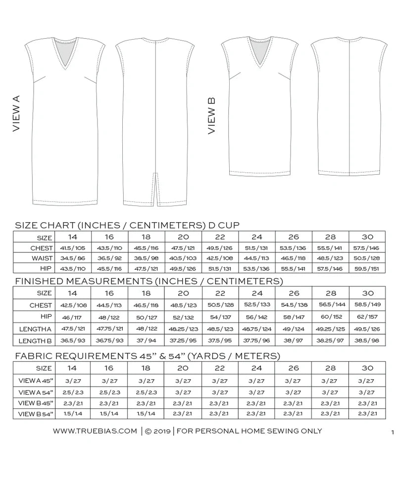 True Bias Lodo Dress, Size 0-18