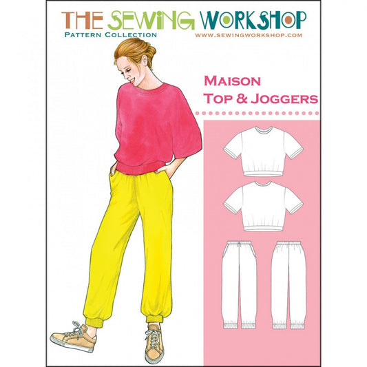 The Sewing Workshop, Maison Top & Joggers, size XS-XXL