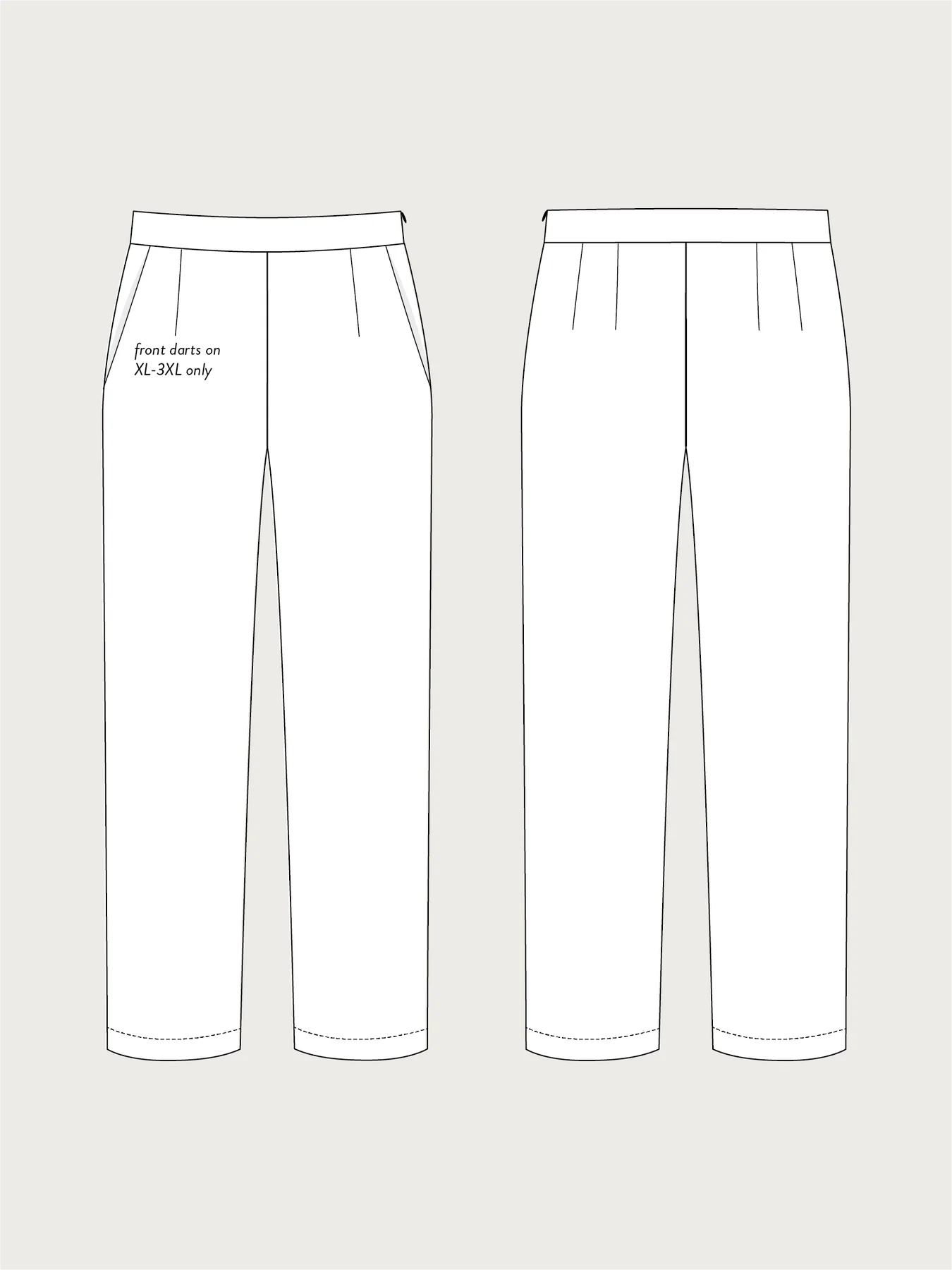 The Assembly Line Regular Fit Trousers, Size XS-3XL