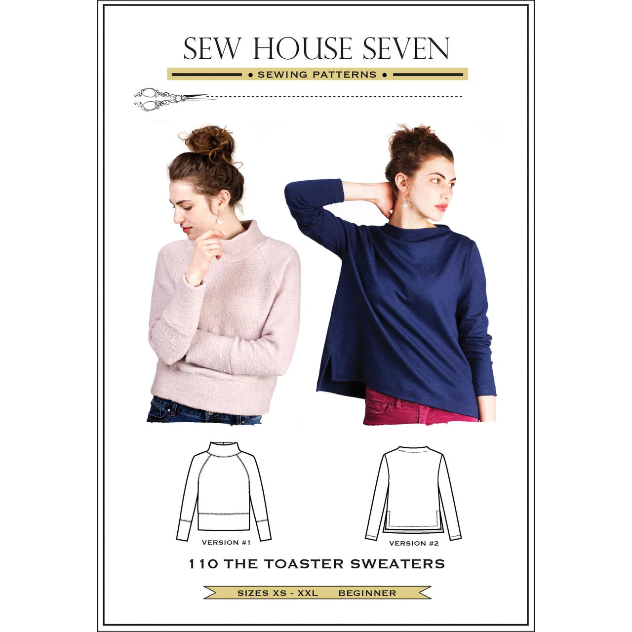 Sew House Seven Toaster Sweaters, Size 00-20