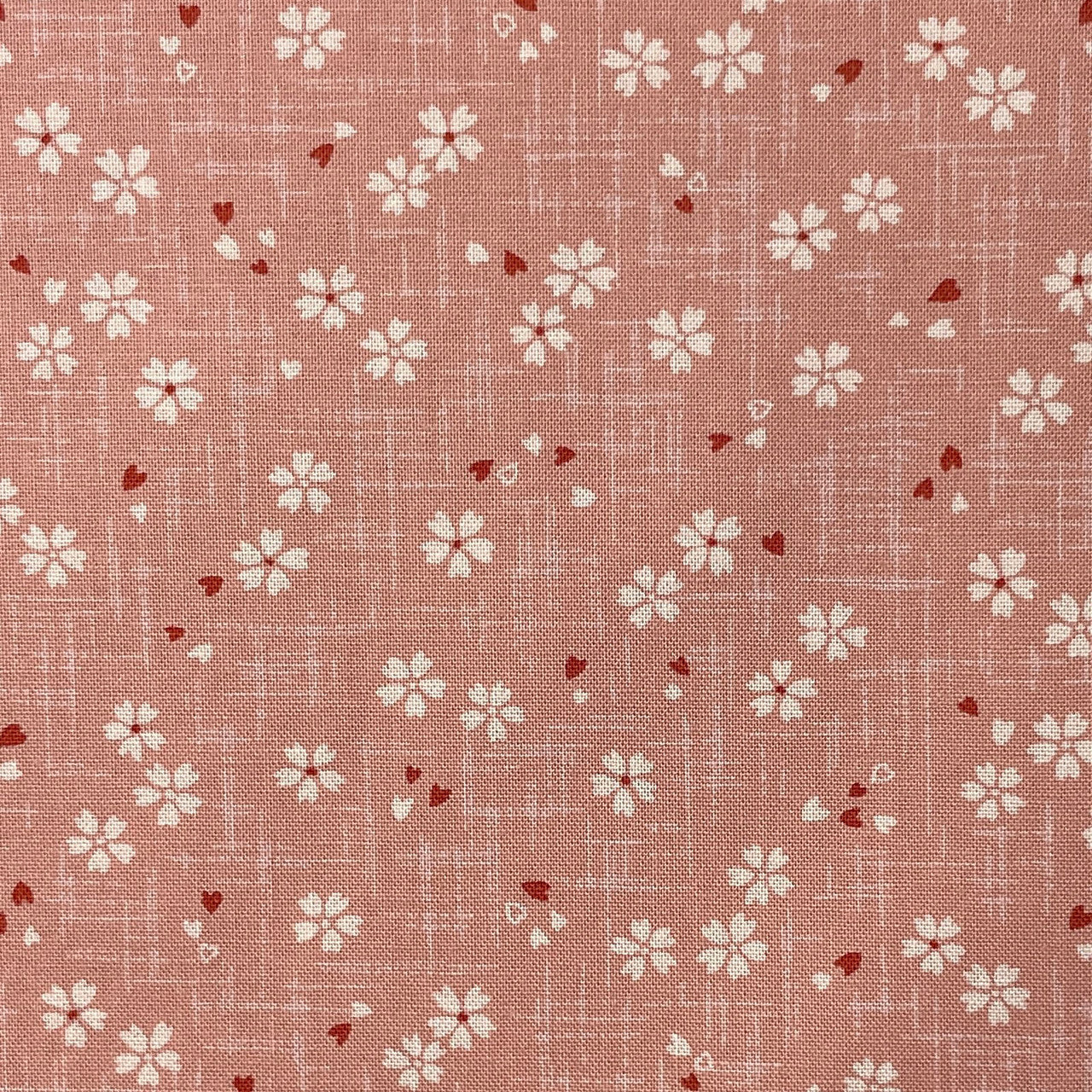 Sevenberry Cotton Sheeting, Cherry Blossoms - Pink