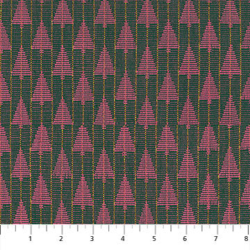 Anna Maria Textiles Silver Lining, Tree Farm - Preppy
