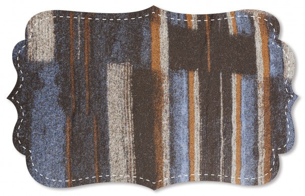 Organic Wool/Cotton Yarn dye Brushed Sweater Knit – Blue