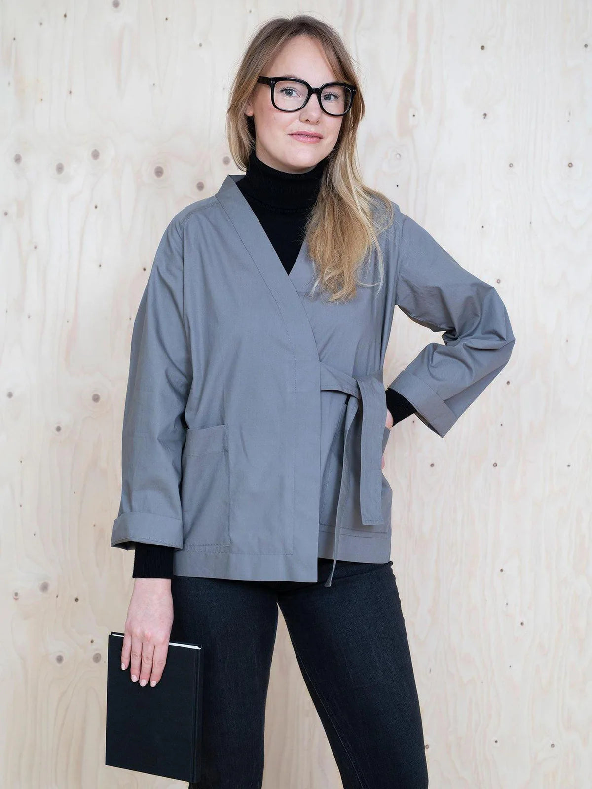 The Assembly Line Wrap Jacket, Size XS-3XL
