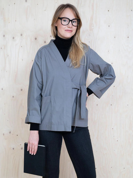 The Assembly Line Wrap Jacket, Size XS-3XL