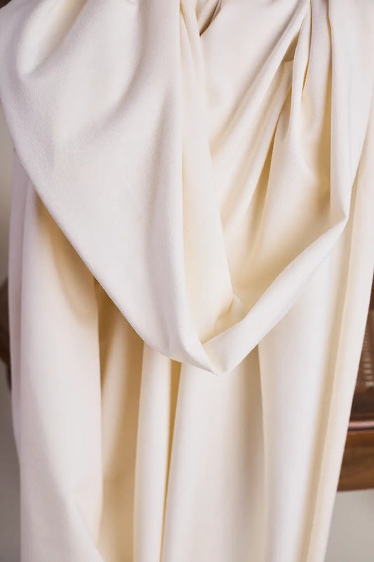 Cotton Modal Jersey, Solids – Ivory