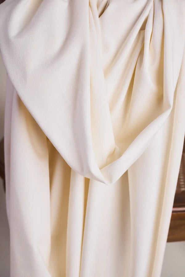 Cotton Modal Jersey, Solids – Ivory