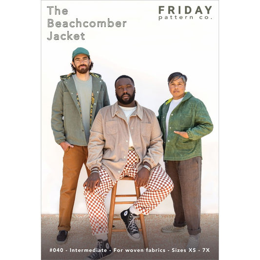 Friday Pattern Co. The Beachcomber Jacket, Size XS-7X